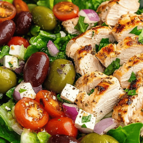 Easy Greek Chicken Salad Recipe