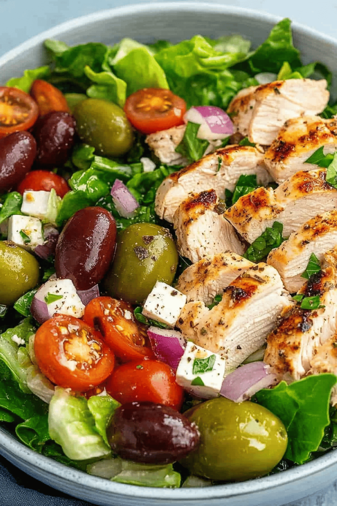 Easy Greek Chicken Salad Recipe