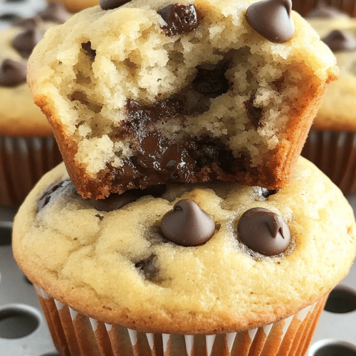 Easy Greek Yogurt Banana Chocolate Chip Muffins