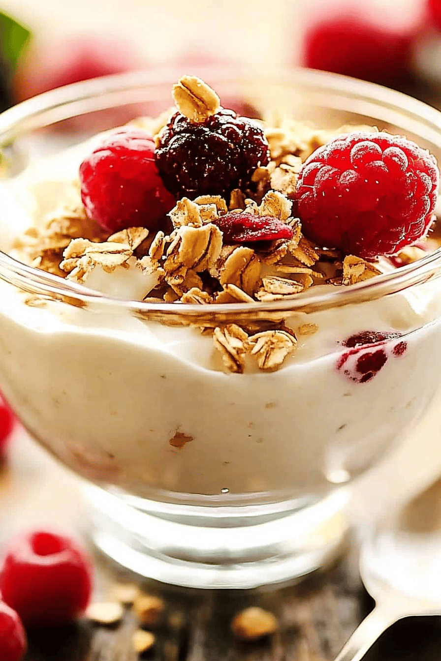 Easy Greek Yogurt with Granola Recipe ingredients