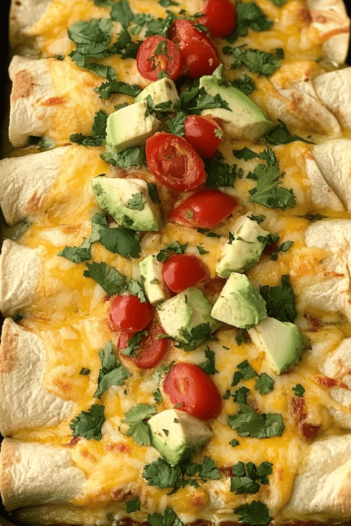 Easy Green Chili Chicken Enchiladas Recipe