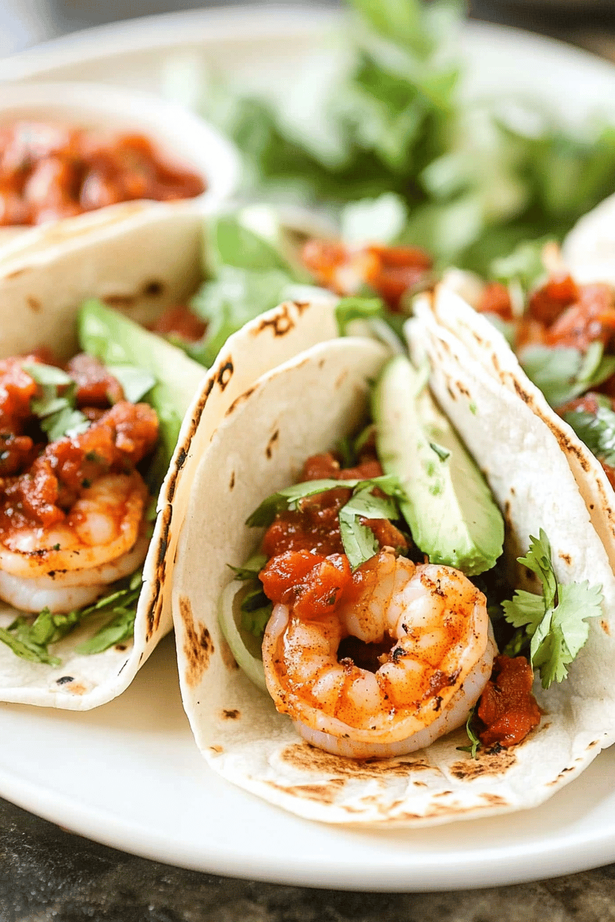 Easy Grilled Shrimp Tacos Recipe ingredients