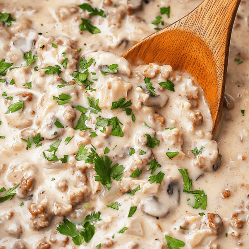 Easy Ground Turkey Stroganoff Recipe