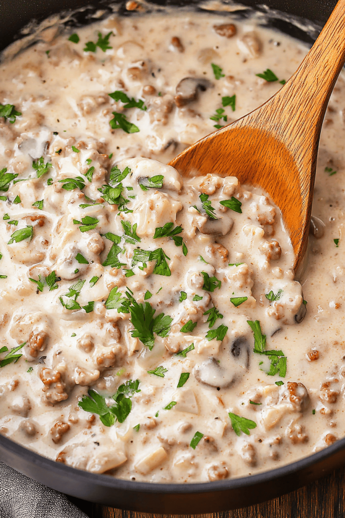 Easy Ground Turkey Stroganoff Recipe