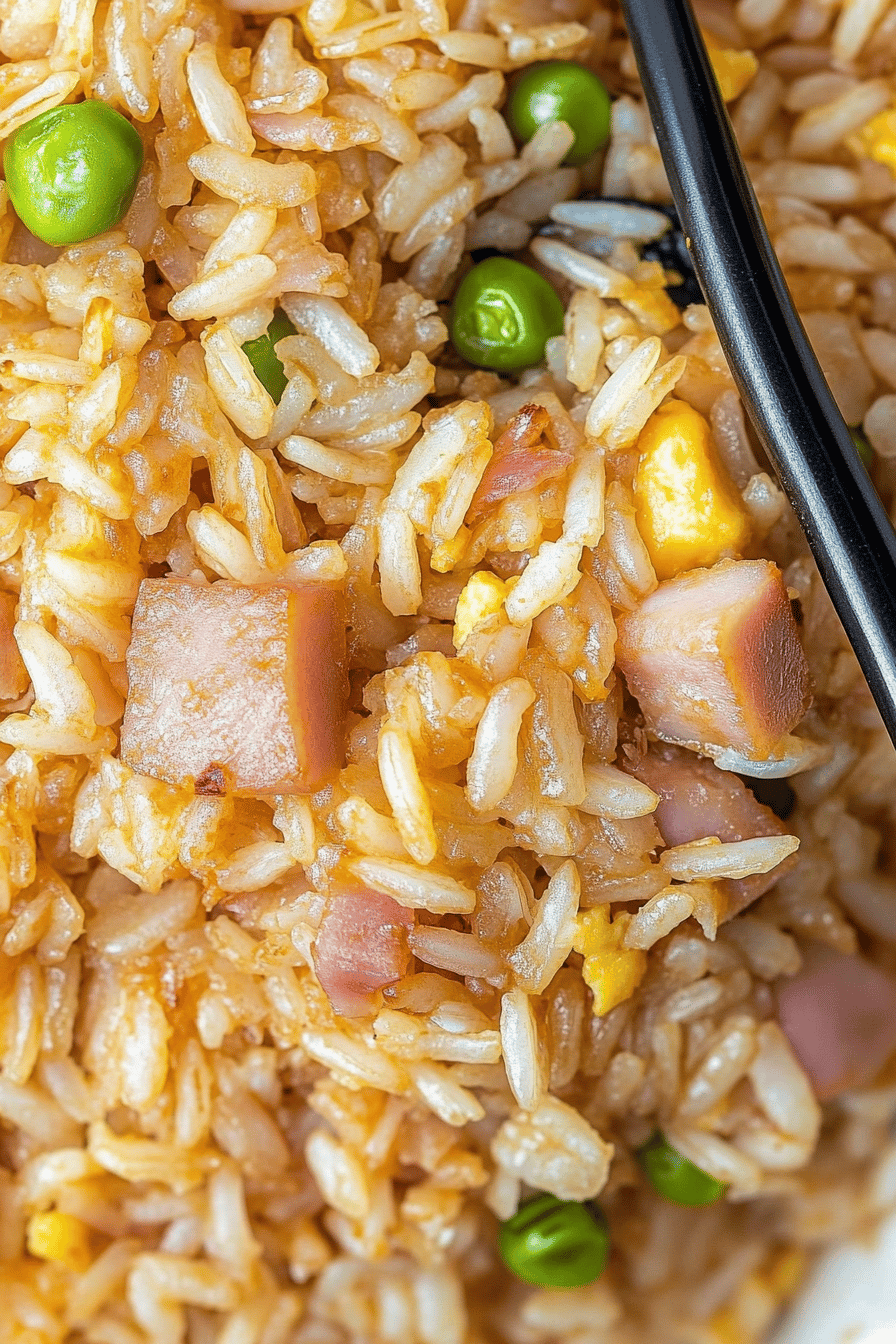 Easy Ham Fried Rice Recipe