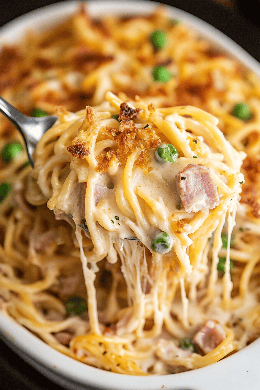 Easy Ham Tetrazzini Recipe ingredients