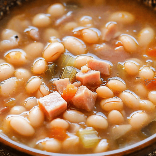 Easy Ham and Bean Soup Recipe