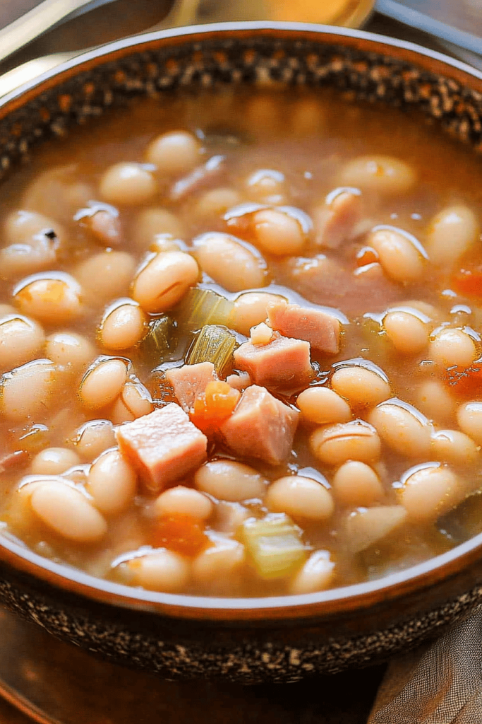 Easy Ham and Bean Soup Recipe