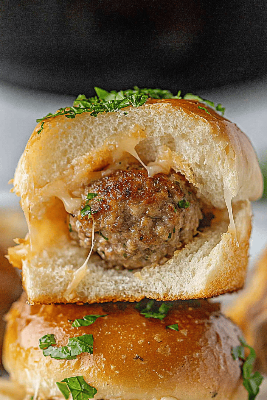 Easy Hawaiian Meatball Sliders Recipe Final Dish Presentation
