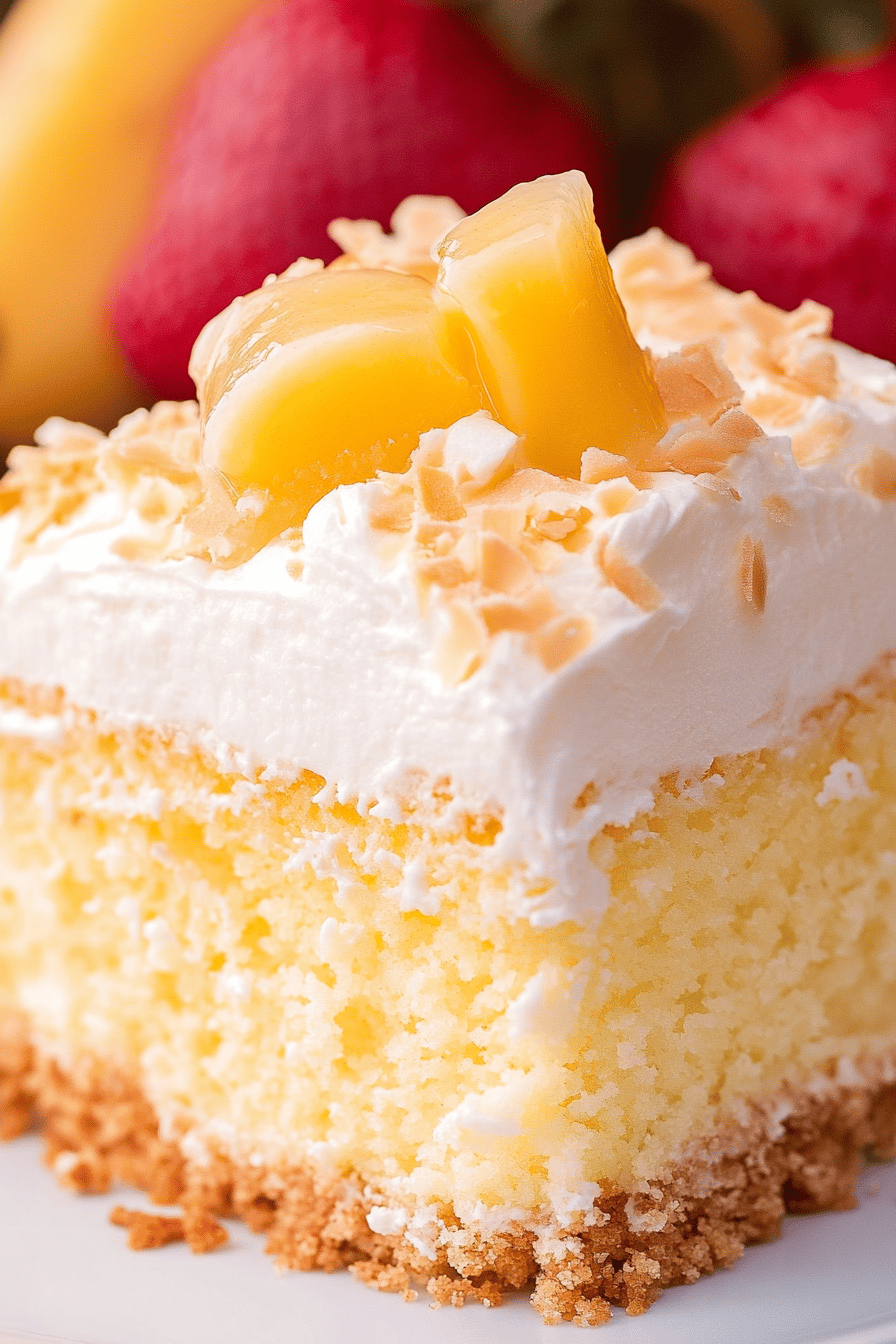 Easy Hawaiian Poke Cake Recipe ingredients