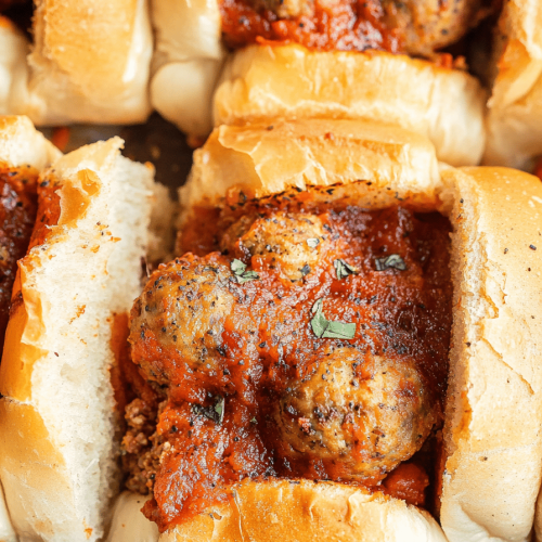 Easy Hawaiian Roll Meatball Sliders