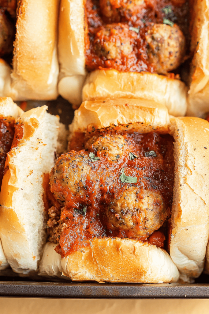 Easy Hawaiian Roll Meatball Sliders