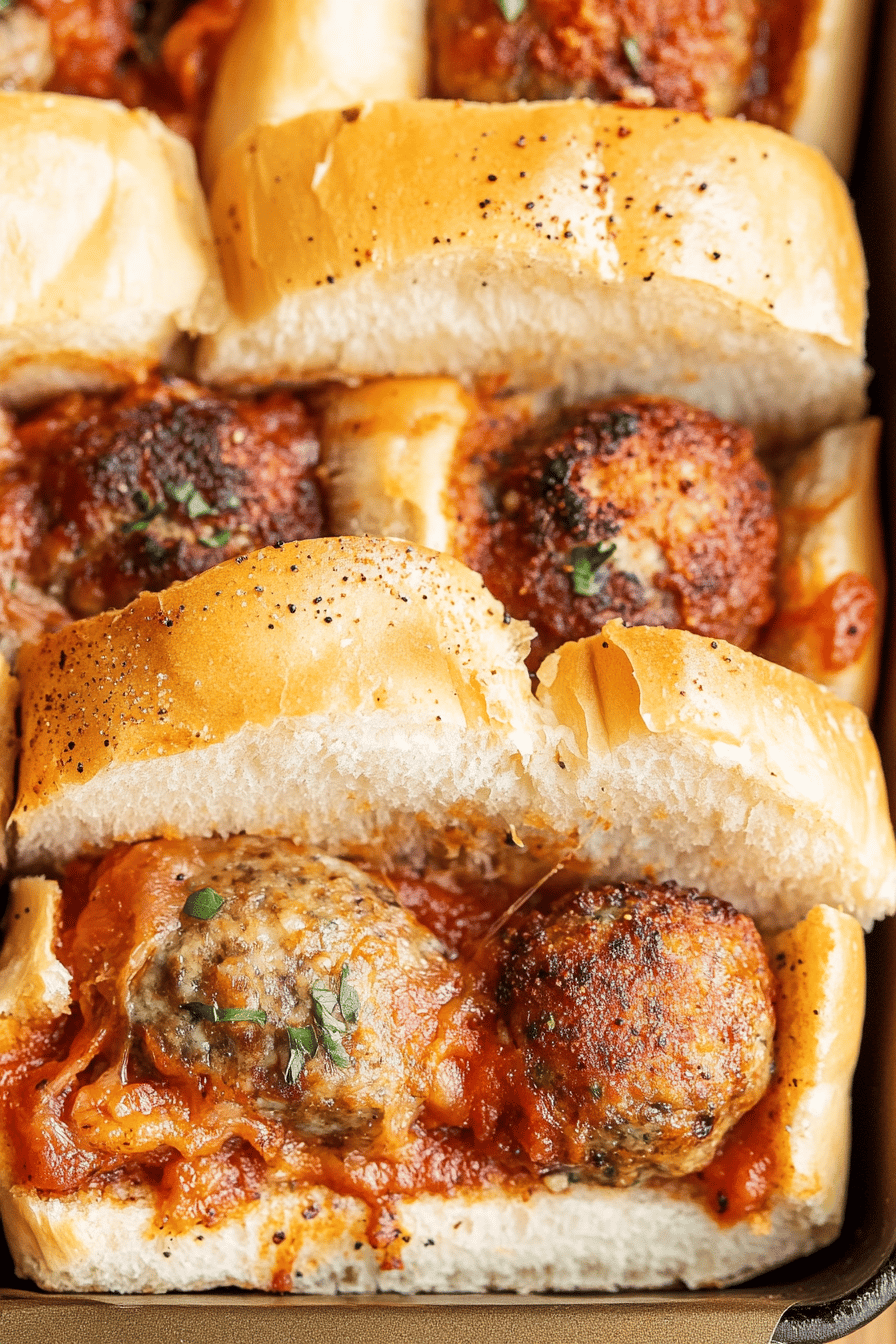Easy Hawaiian Roll Meatball Sliders ingredients