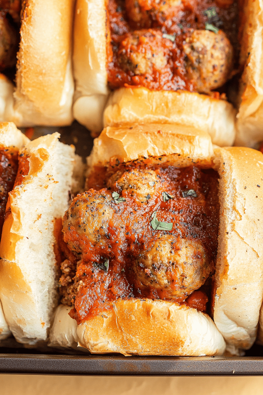 Easy Hawaiian Roll Meatball Sliders