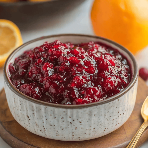 Easy Homemade Cranberry Sauce