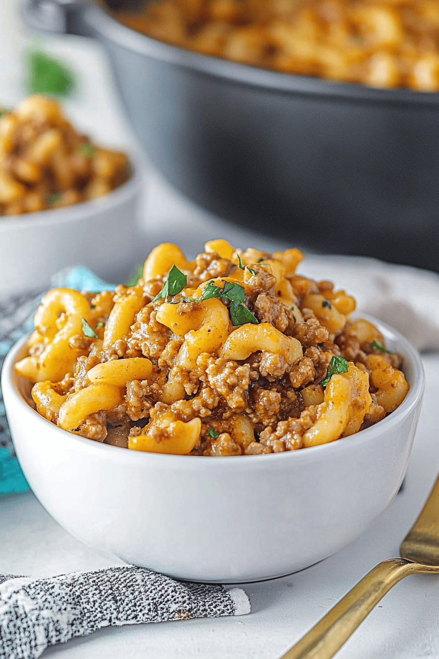 Easy Homemade Hamburger Helper Recipe Final Dish Presentation