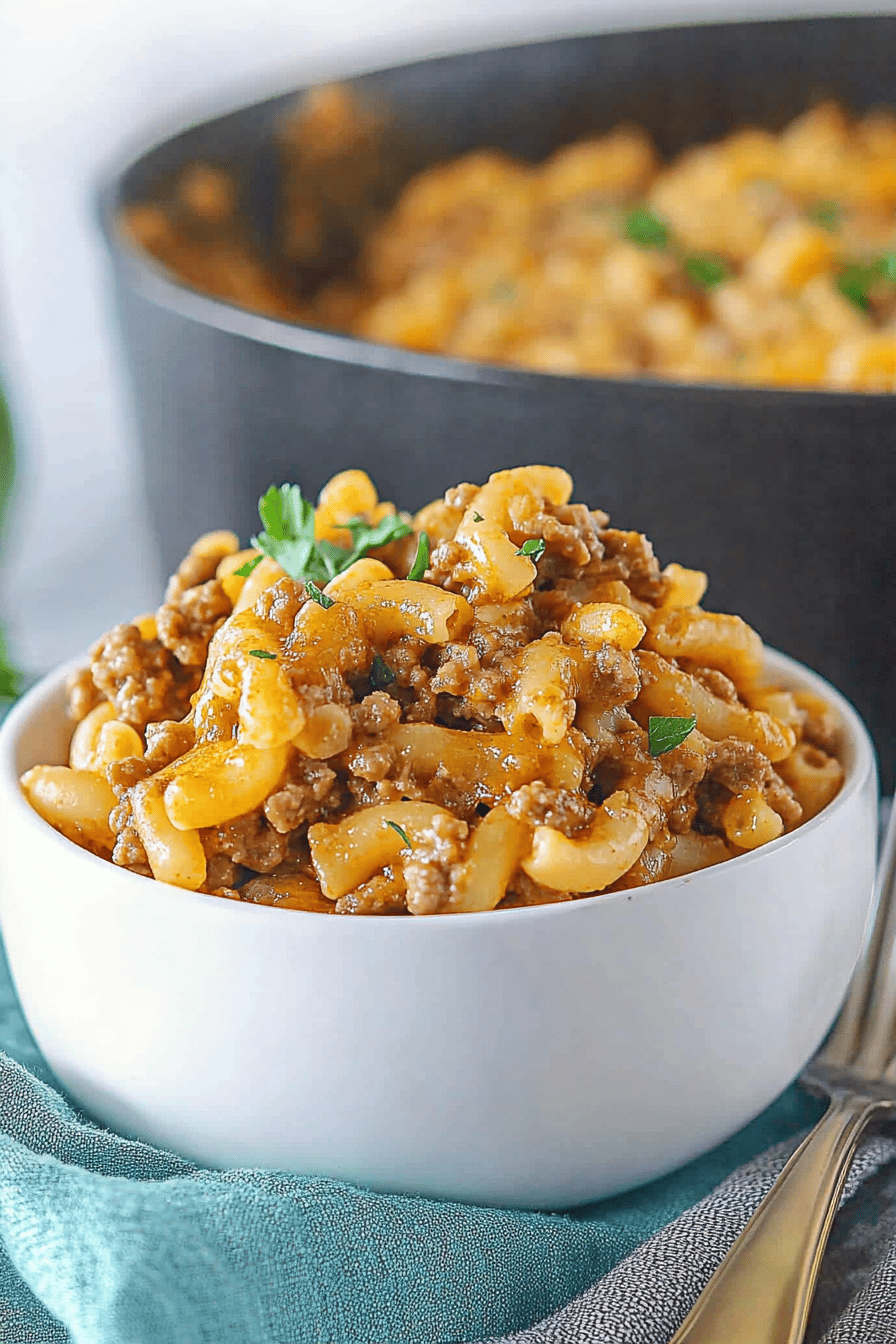 Easy Homemade Hamburger Helper Recipe ingredients