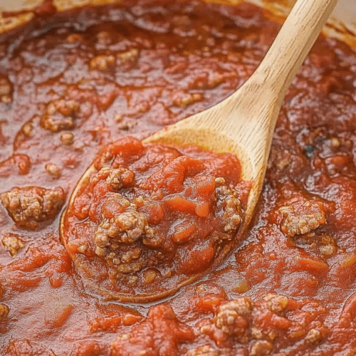 Easy Homemade Spaghetti Meat Sauce Recipe