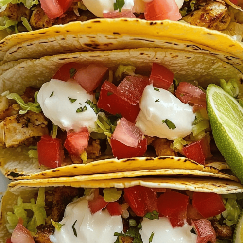 Easy Honey Lime Chicken Tacos Recipe