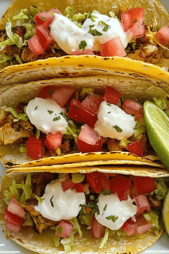Easy Honey Lime Chicken Tacos Recipe