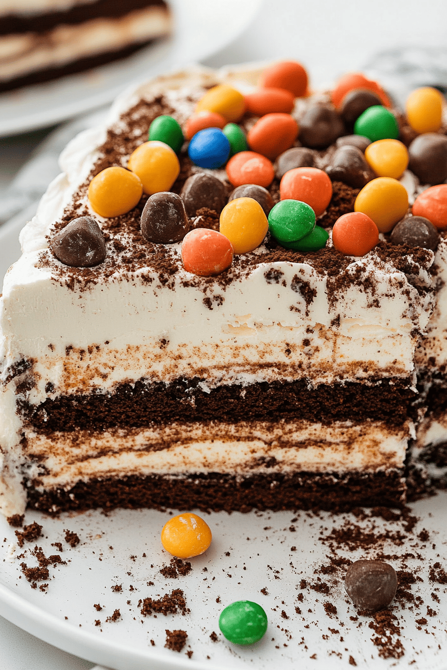 Easy Ice Cream Sandwich Cake Recipe Final Dish Presentation
