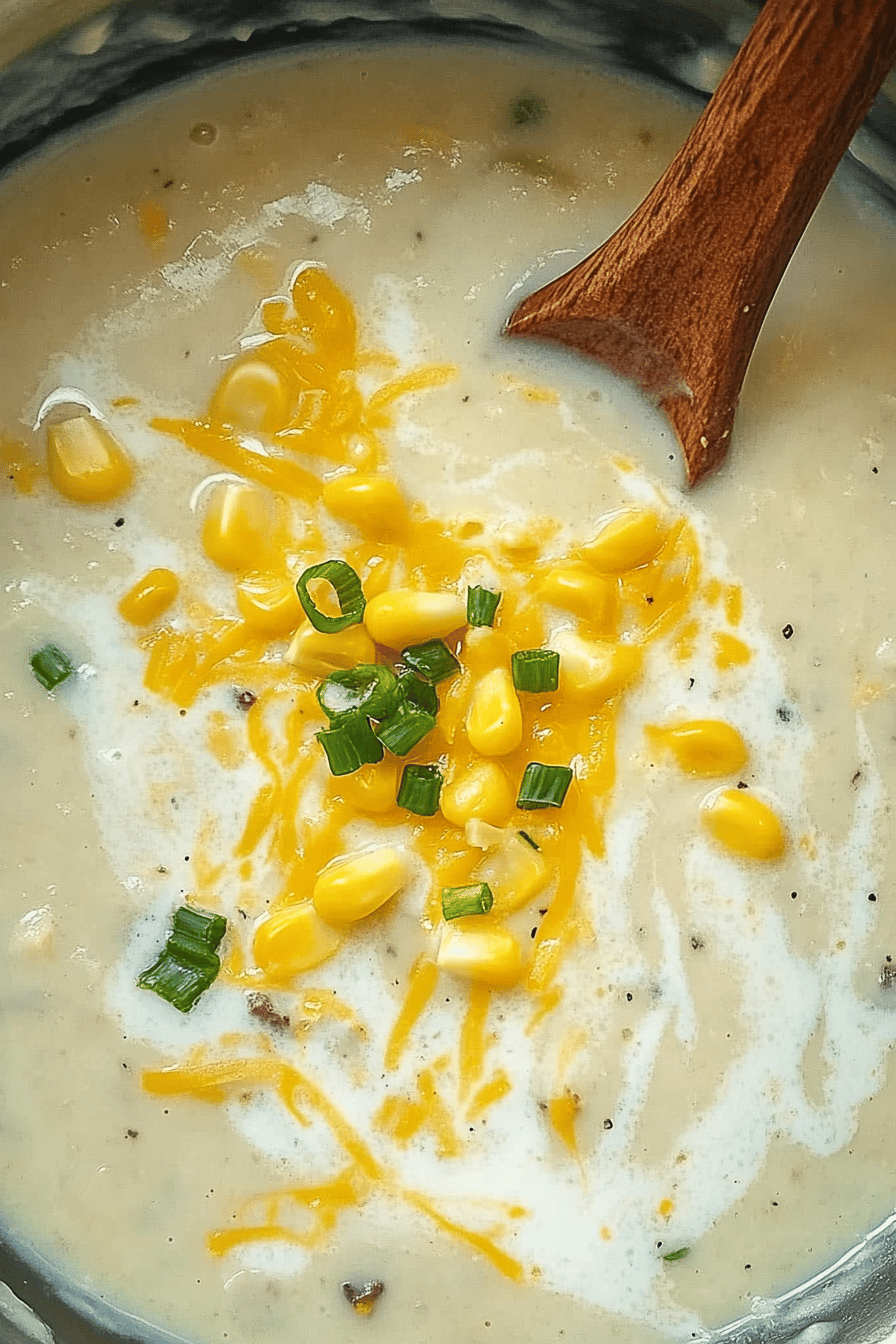 Easy Instant Pot Potato Corn Chowder
