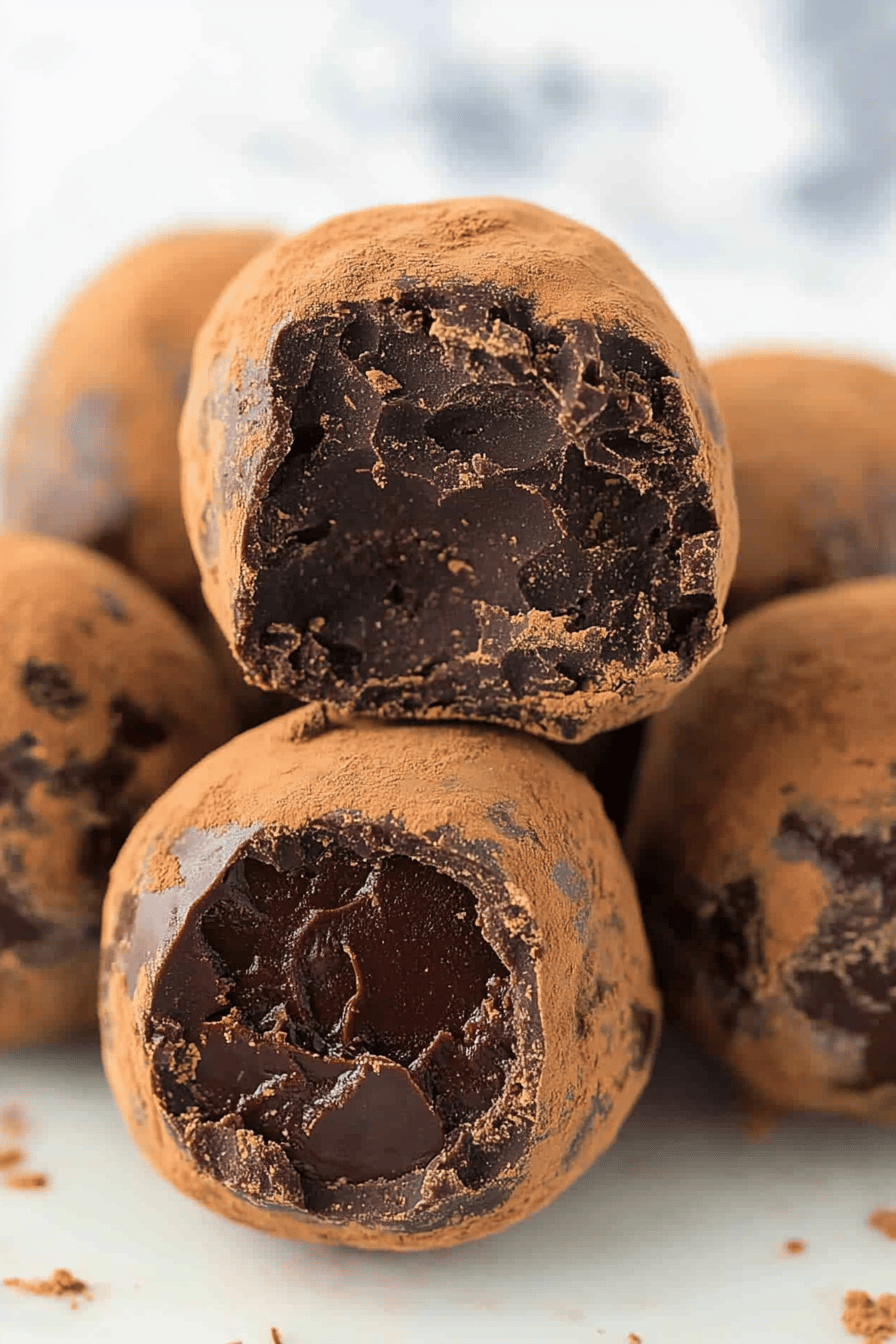 Easy Kahlua Chocolate Truffles Recipe Final Dish Presentation