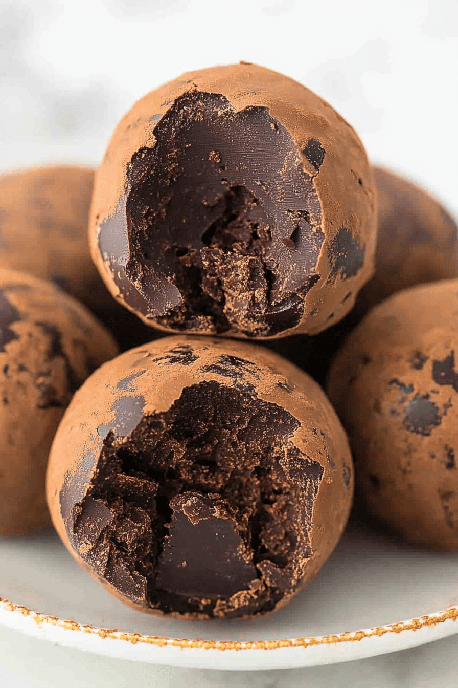 Easy Kahlua Chocolate Truffles Recipe ingredients