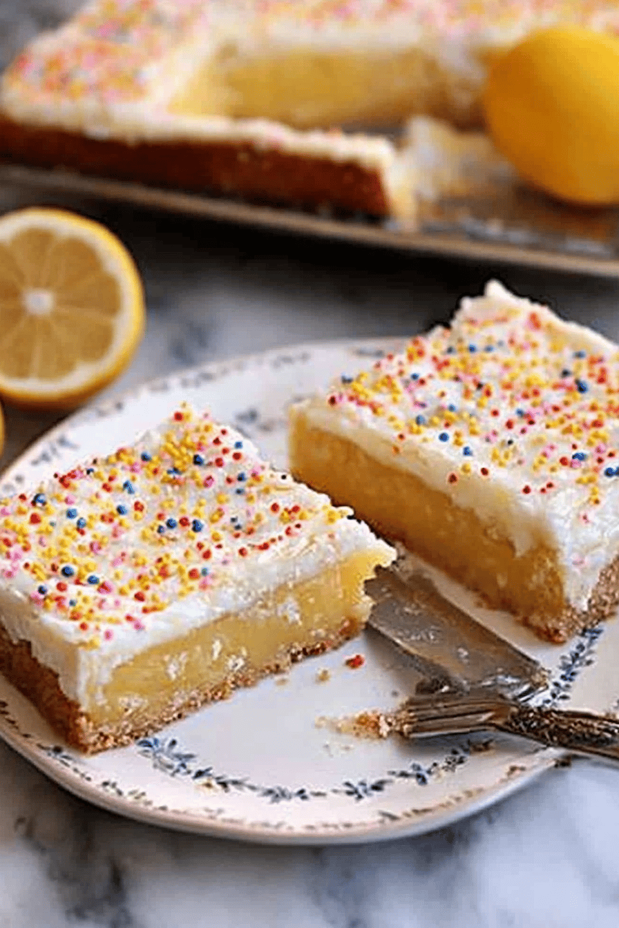 Easy Lemon Bars Recipe ingredients