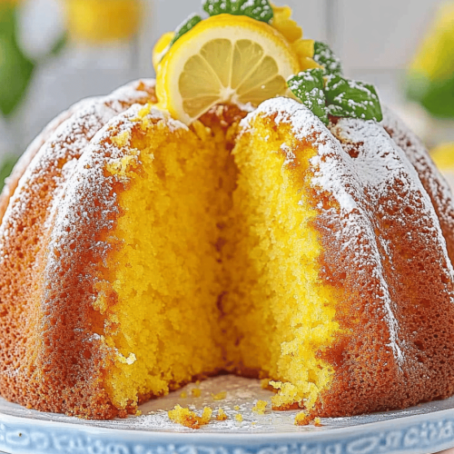 Easy Lemon Bundt Cake Recipe
