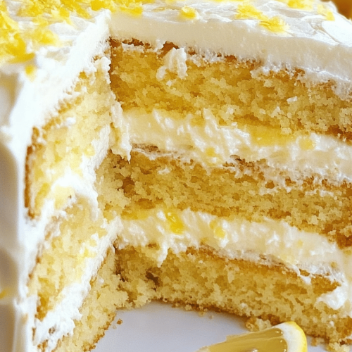 Easy Lemon Layered Cake Recipe