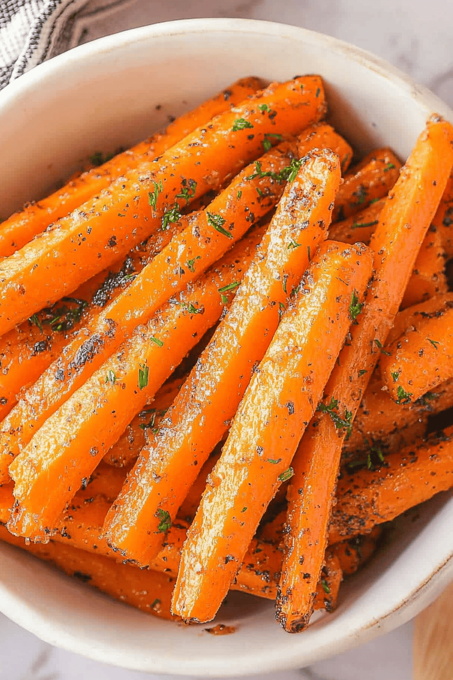 Easy Maple Glazed Carrots Recipe Final Dish Presentation