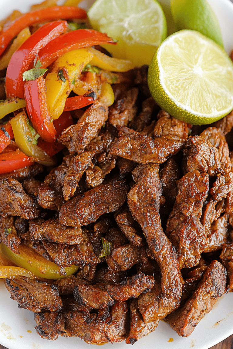Easy Marinated Steak Fajitas Recipe