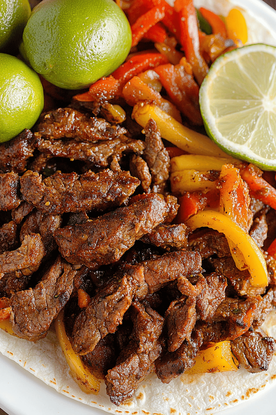 Easy Marinated Steak Fajitas Recipe ingredients