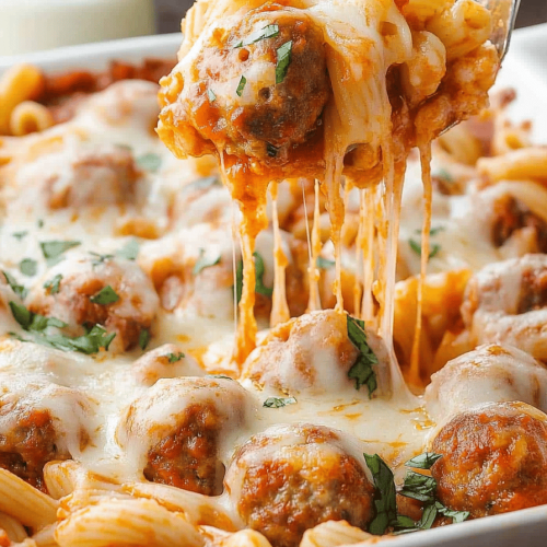Easy Meatball Casserole Recipe