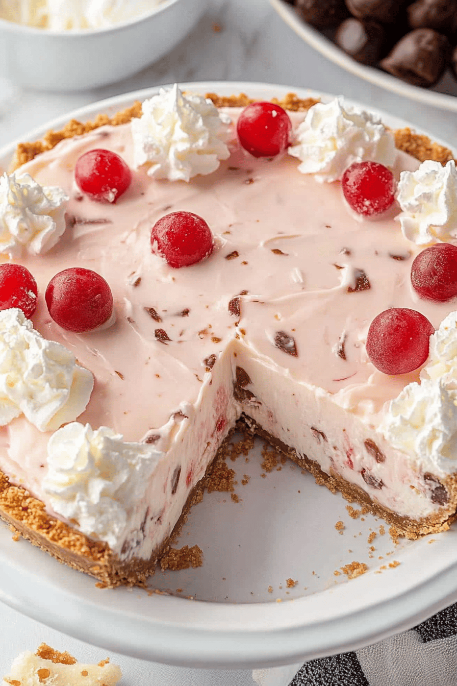 Easy Millionaire Pie Recipe Final Dish Presentation