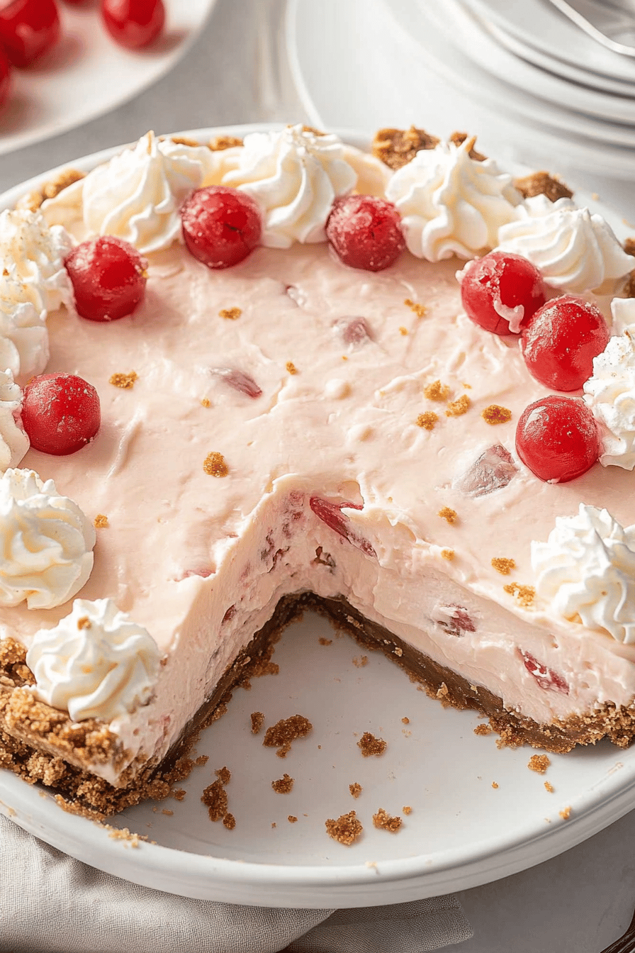 Easy Millionaire Pie Recipe Final Dish Presentation