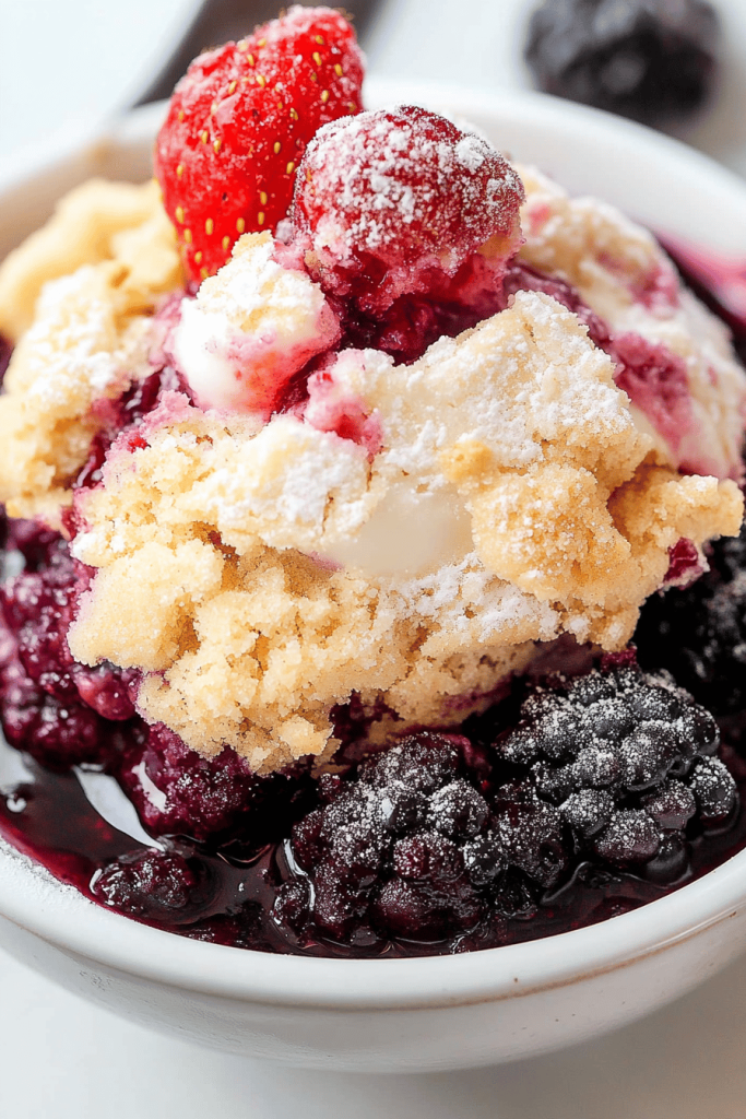 Easy Mixed Berry Sugar Cookie Cobbler Recipe