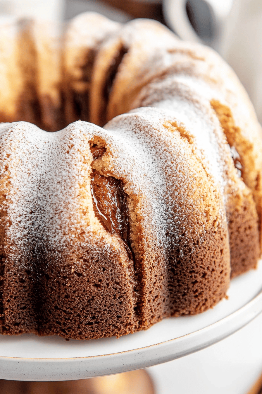 Easy Moist Cinnamon Swirl Bundt Cake Recipe ingredients