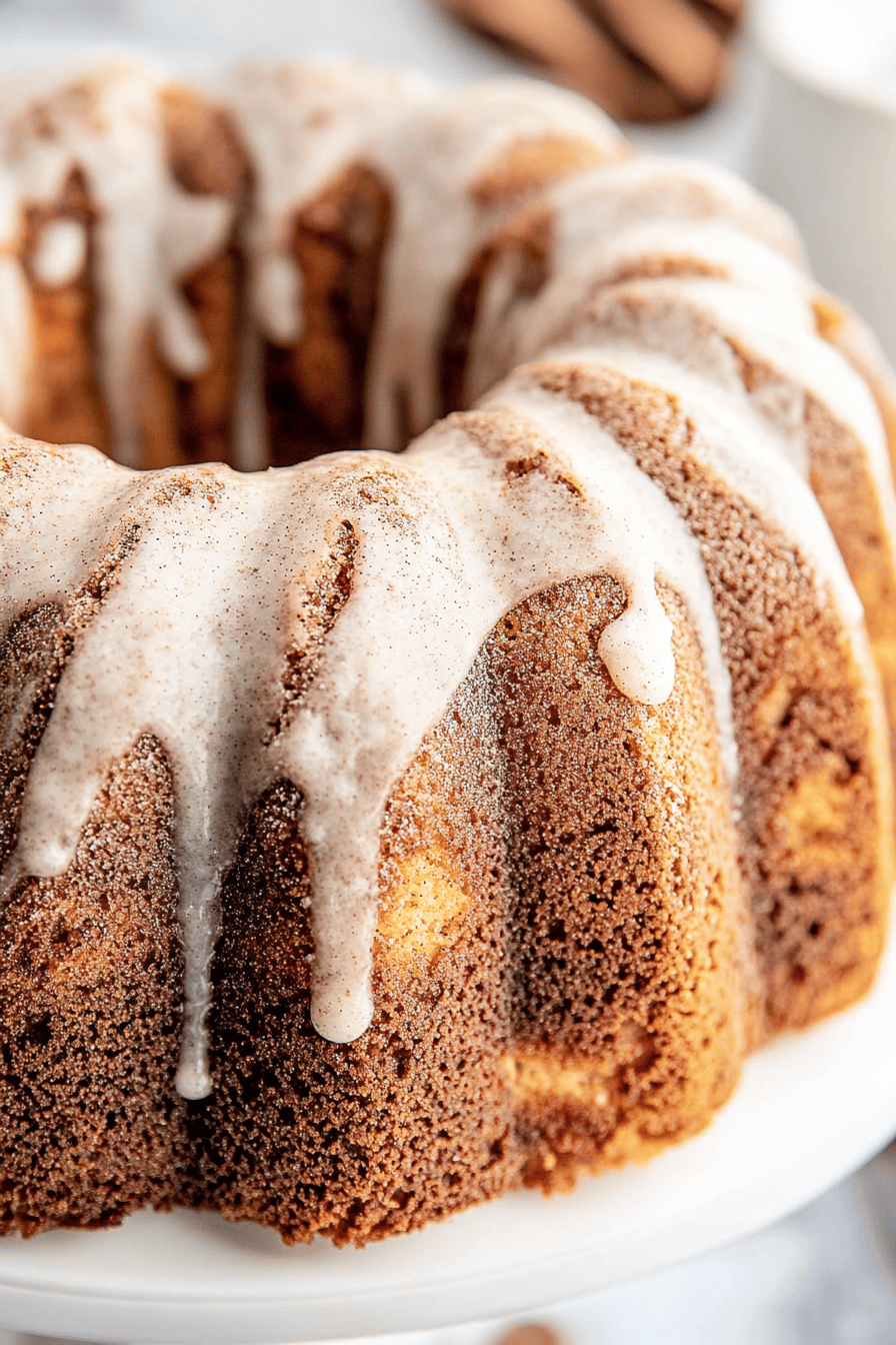 Easy Moist Cinnamon Swirl Bundt Cake Recipe