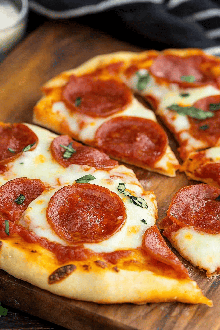 Easy Naan Bread Pizza Recipe Final Dish Presentation