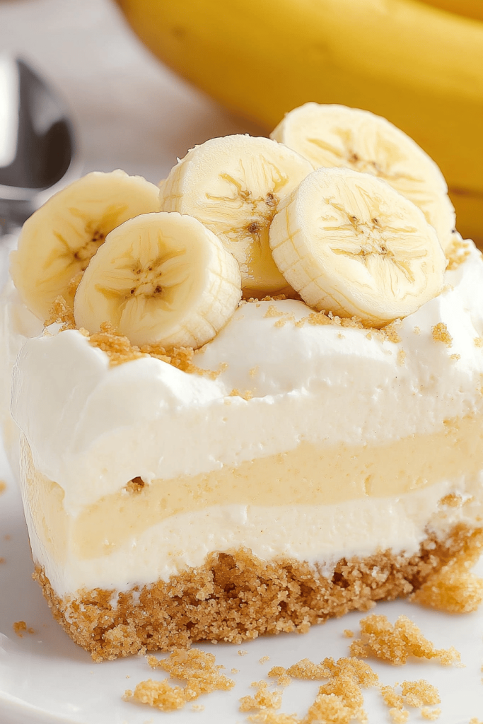 Easy No-Bake Banana Pudding Lush