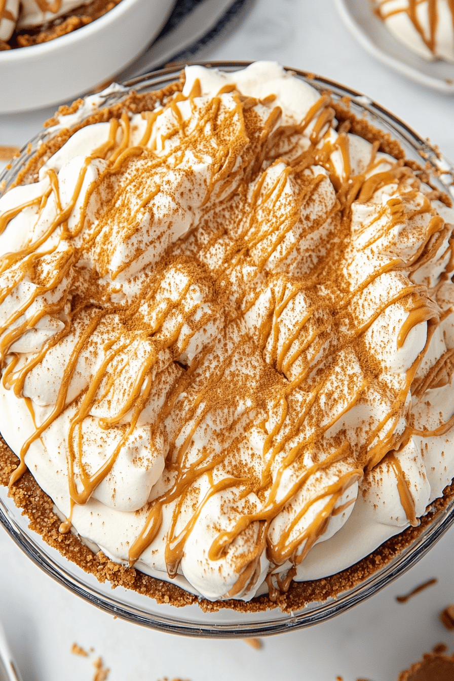Easy No-Bake Biscoff Cream Pie Recipe Final Dish Presentation