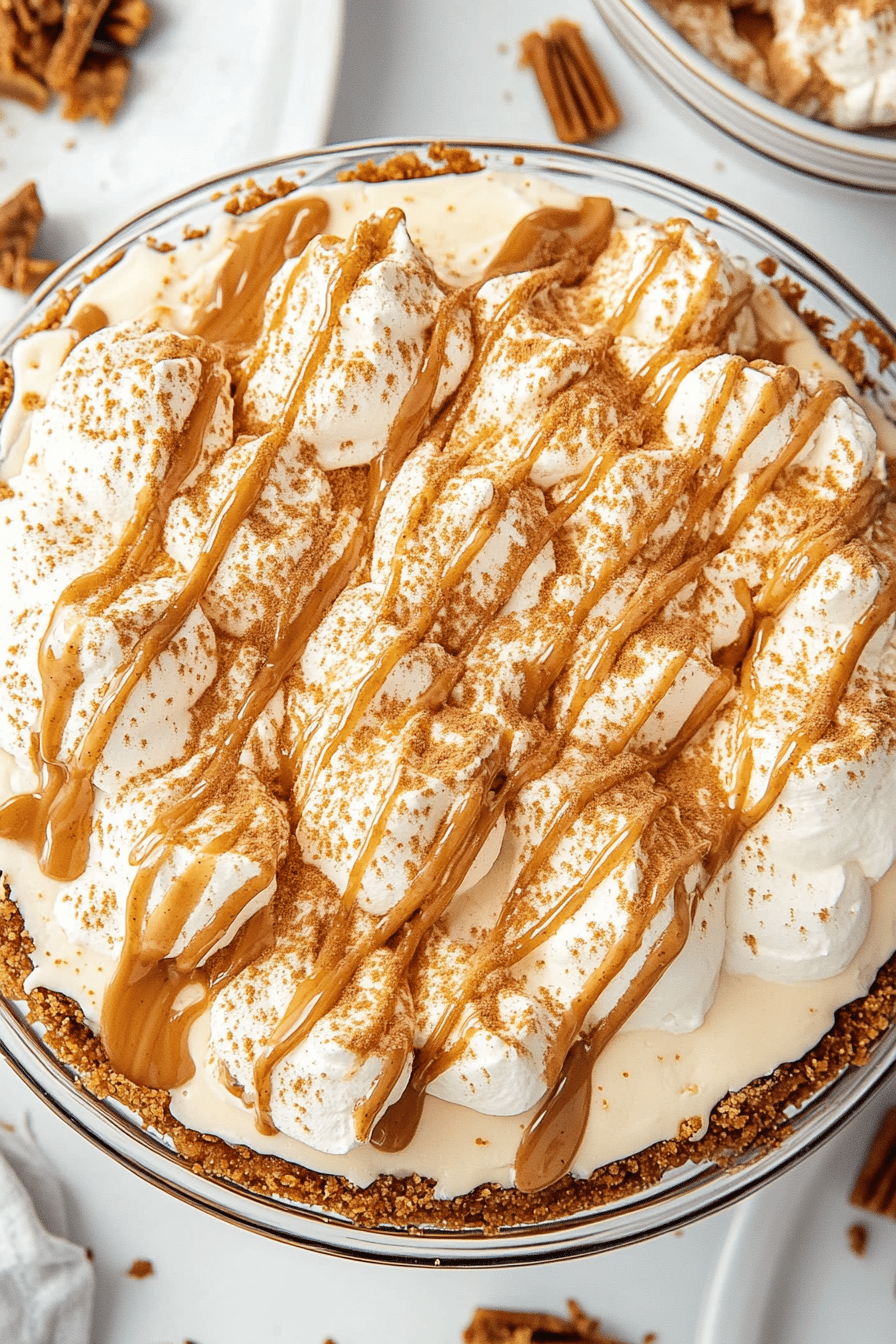 Easy No-Bake Biscoff Cream Pie Recipe