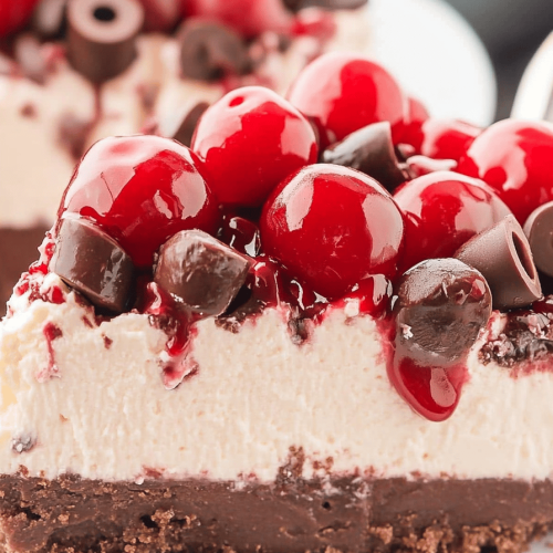 Easy No-Bake Black Forest Cheesecake Recipe