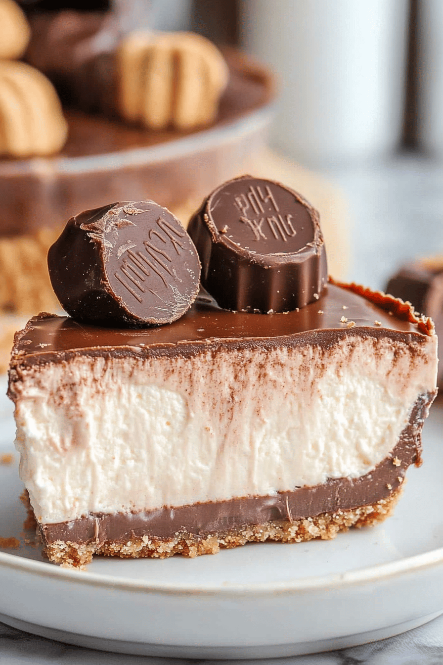 Easy No-Bake Chocolate Peanut Butter Cheesecake Pie ingredients