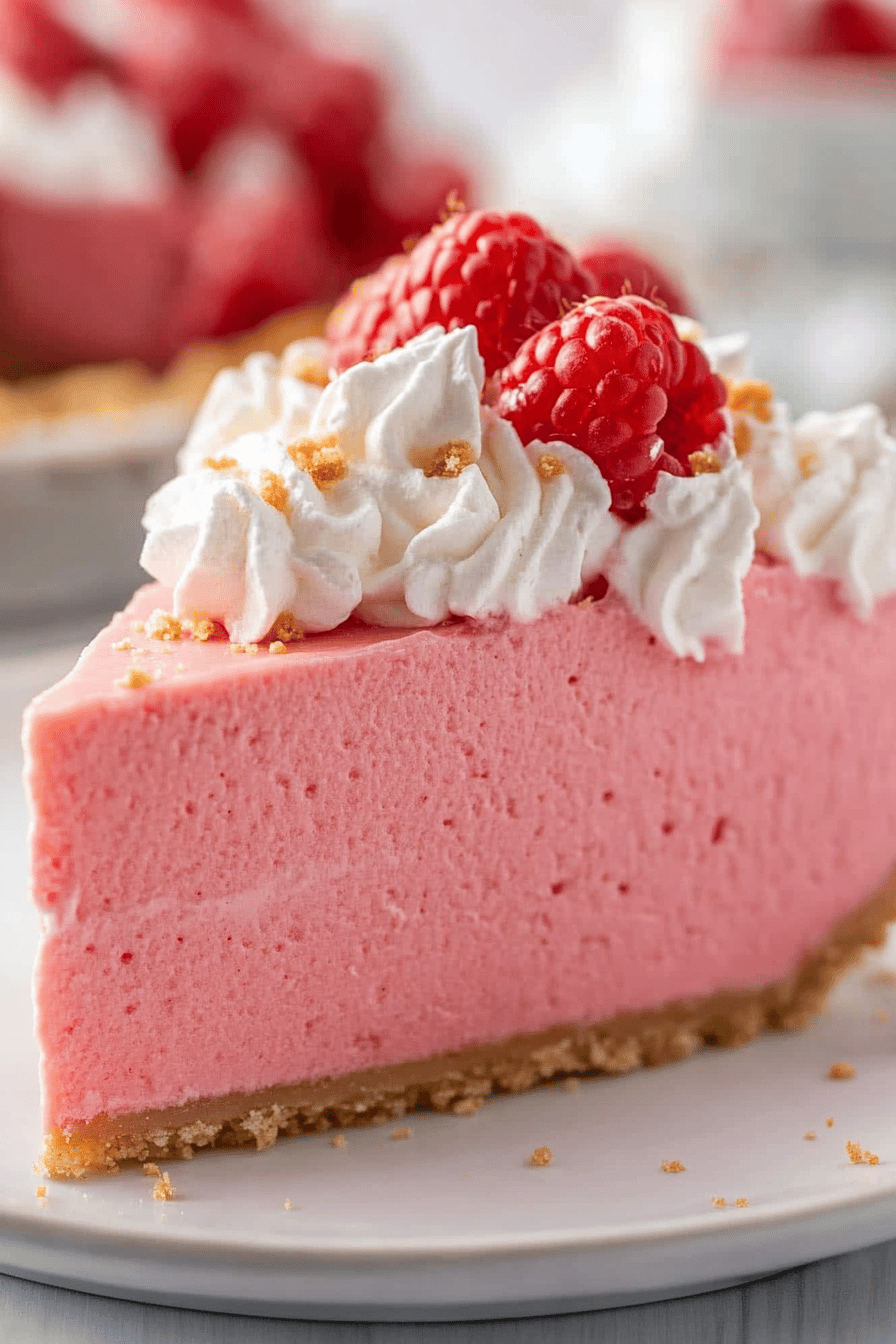 Easy No-Bake Jello Pie Recipe Final Dish Presentation