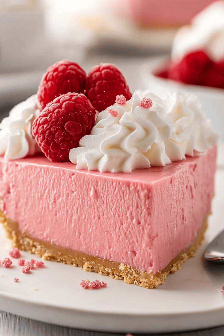 Easy No-Bake Jello Pie Recipe Final Dish Presentation