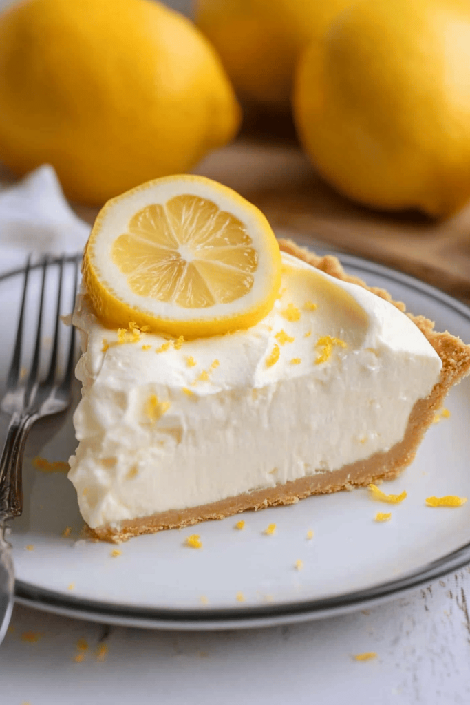 Easy No-Bake Lemon Icebox Pie Recipe