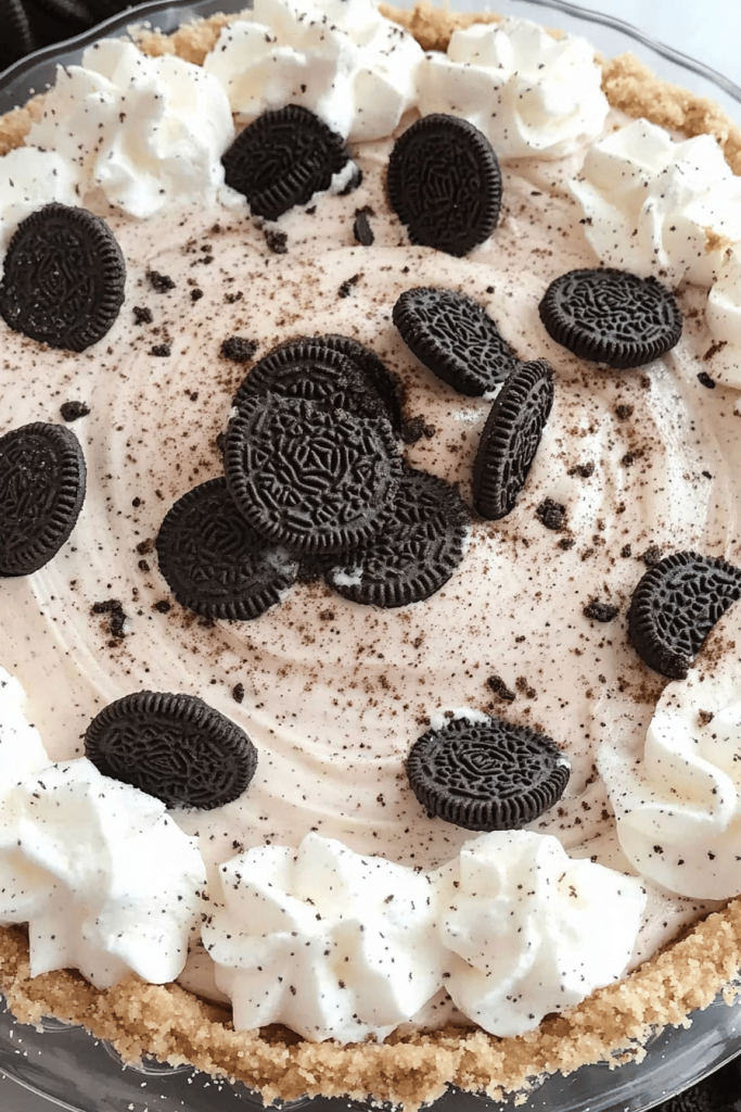 Easy No-Bake Oreo Cream Pie